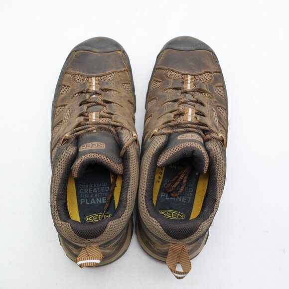 Keen Targhee Vent Hiking Men's US Size 10 M Brown Leather Outdoor Trail Sneakers - Picture 7 of 9